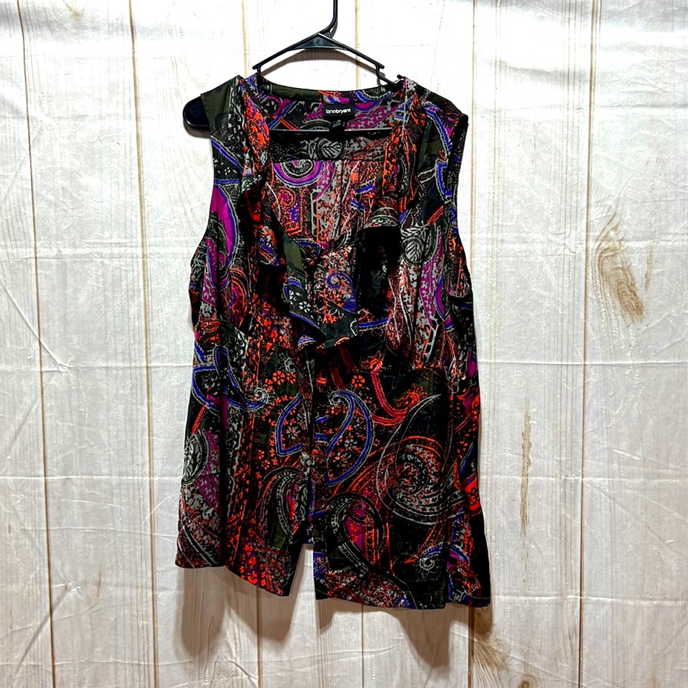 Silky Paisley Top